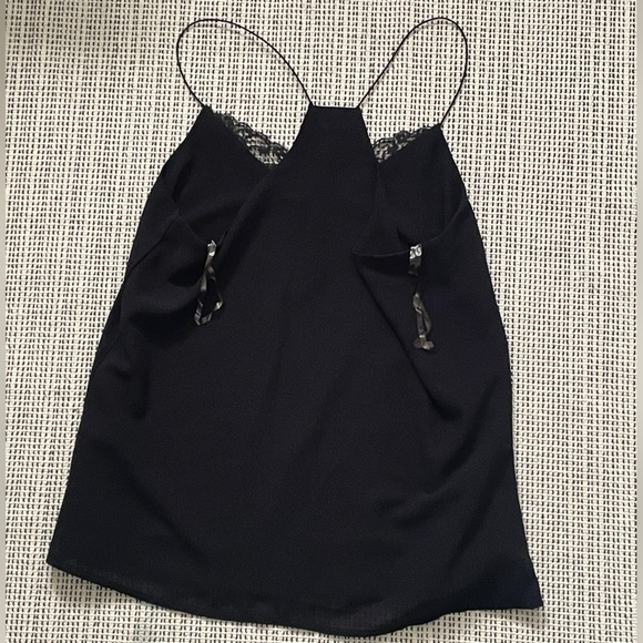XS Revamped (brand) Urban Planet Black Womens Tank Top With Lace - Picture 2 of 2